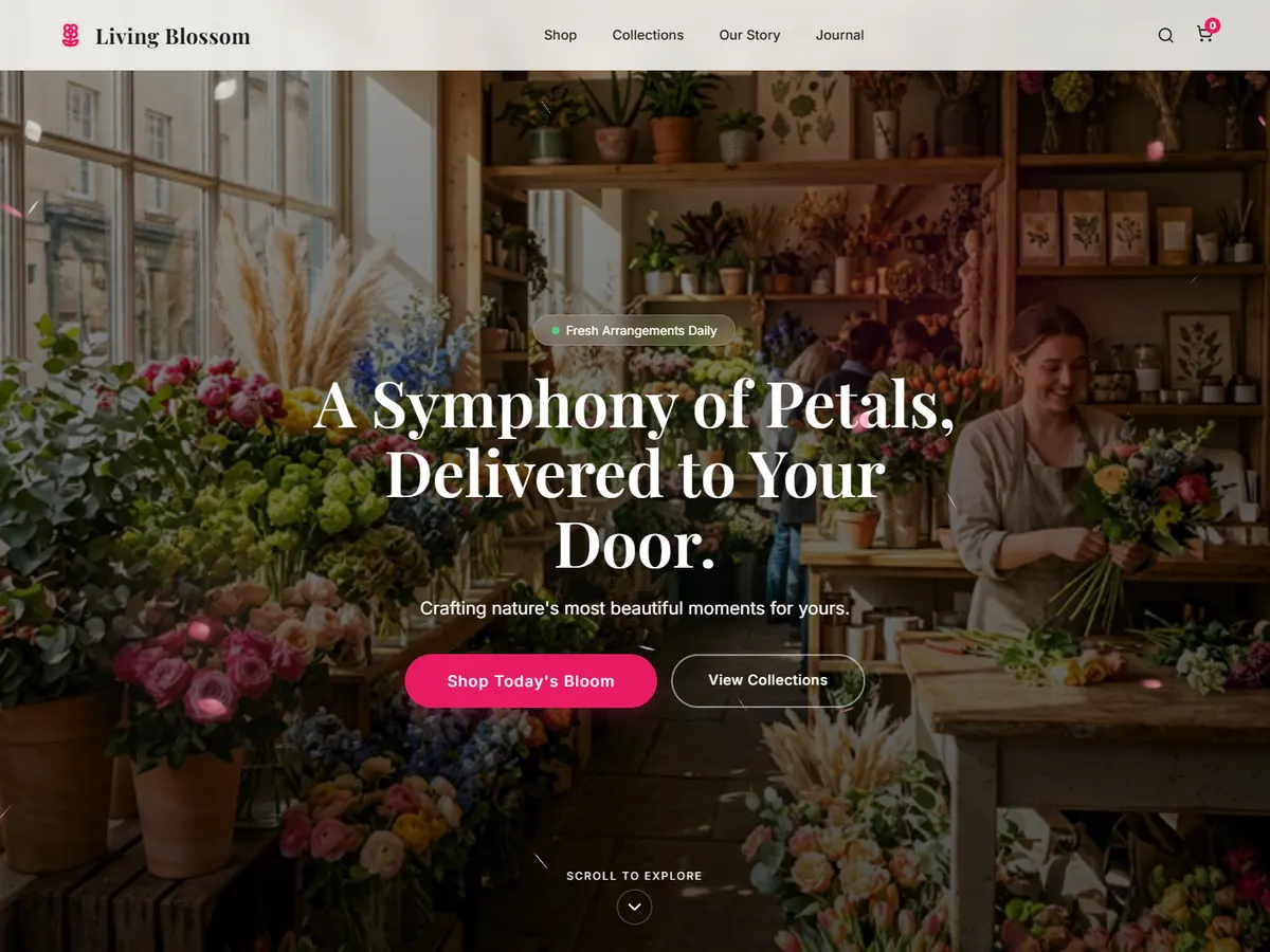 Living Blossom: Lifestyle_&_Retail project by SoulPlex Studios