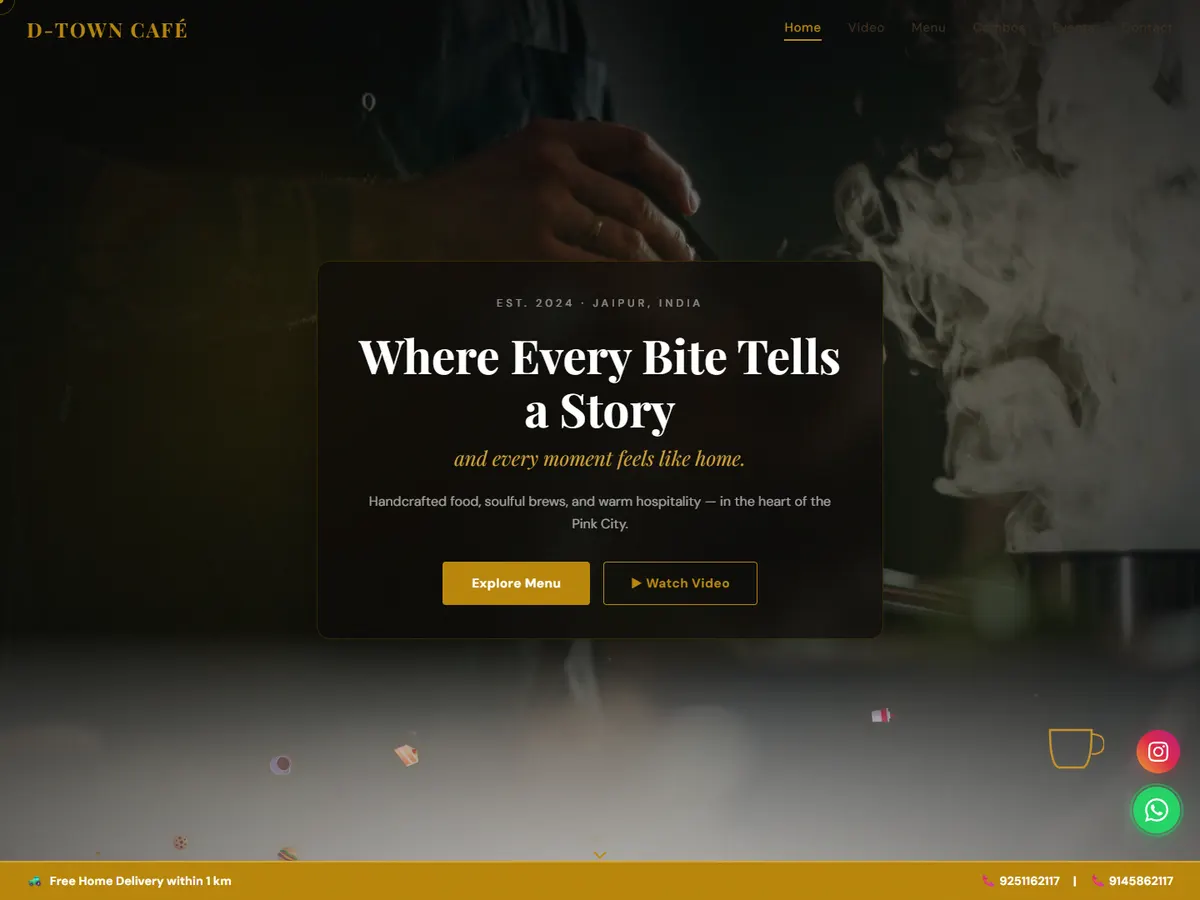 D-Town Café: Restaurants_&_Food project by SoulPlex Studios